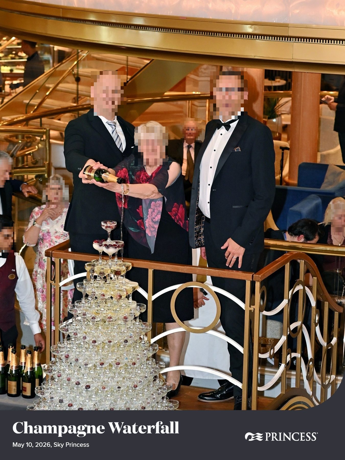 The Captain's Champagne Waterfall